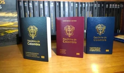 Pasaportes en Colombia