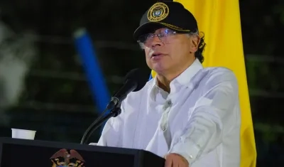El Presidente colombiano, Gustavo Petro.