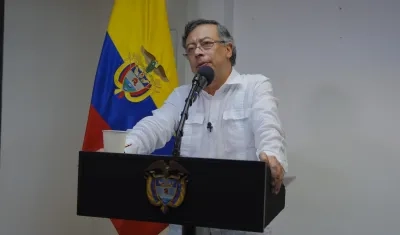 El Presidente Gustavo Petro.