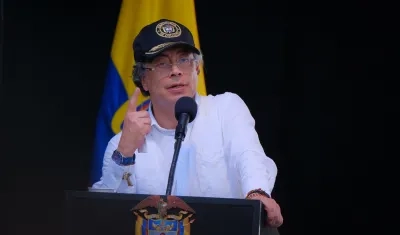 El Presidente Gustavo Petro.