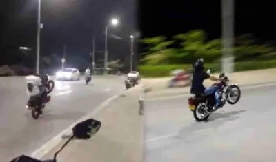 Piques en el Malecón de Puerto Colombia.