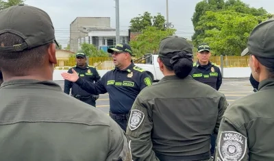 Operativo de la Policía de Cartagena.