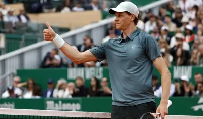 El tenista italiano Jannik Sinner durante la final de Montecarlo.