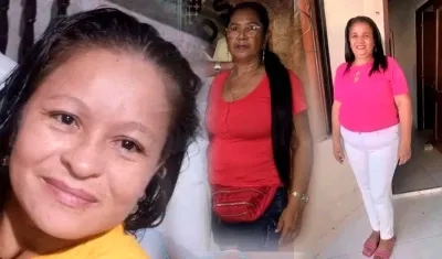 Luz Elena Carrillo Orellana, Julia Antonia Barrios Calceta y Maribis Del Socorro Escobar González.