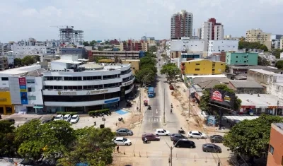 Panorámica de la calle 72. 