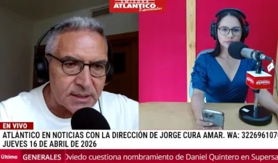 Transmisión de Atlántico en Noticias.