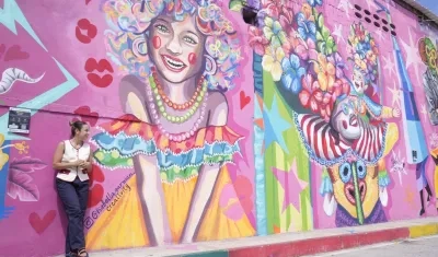 Isabella Garman, artista local. 