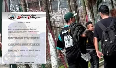 El cantante fue fotografiado en las instalaciones de la cárcel. 