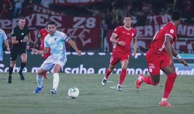 Falcao García durante el partido contra América.