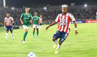 Kevin Pérez viene de hacer un buen partido contra Palmeiras.