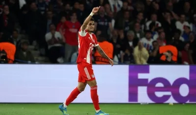 Luis Díaz marcó un gol en la derrota del Bayern ante el PSG.