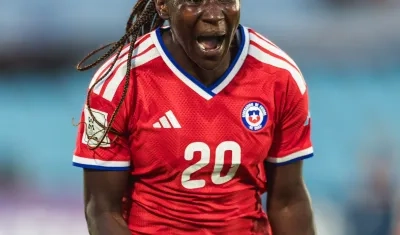 Mary Vásquez, jugadora de la selección chilena de origen colombiano.