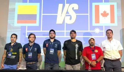 Acto de presentación de la Pádel América Cup.
