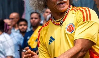 Carlos 'Pibe' Valderrama, exjugador del Junior y excapitán de la Selección Colombia.