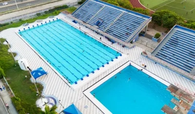 Piscinas de la Universidad del Atlántico. 