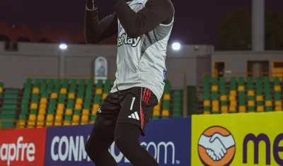 El uruguayo Mauro Silveira, portero titular del Junior. 