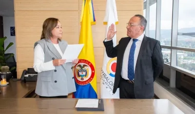 Acto de posesión de Carlos Enrique Silgado como Vicecontralor General de la República.