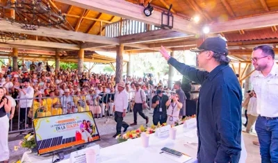 El Presidente Gustavo Petro.