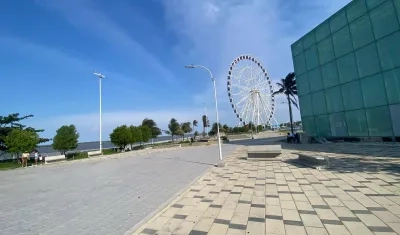 Terraza del Pabellón de cristal.