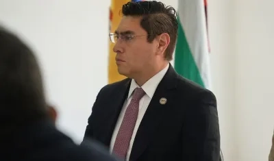 El magistrado Cristian Quiroz, presidente del CNE.