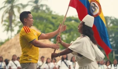 El Mamo Camilo Izquierdo Villafaña y Michel Torres.