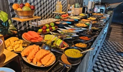 Frutas y vegetales harán parte del bufett.