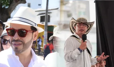 Abelardo De La Espriella y Gustavo Petro.