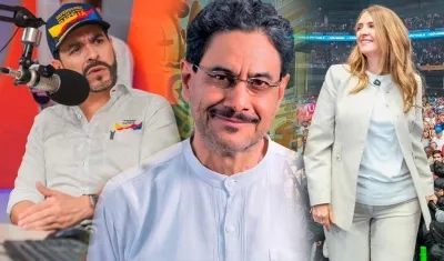 Abelardo De La Espriella, Iván Cepeda y Paloma Valencia.