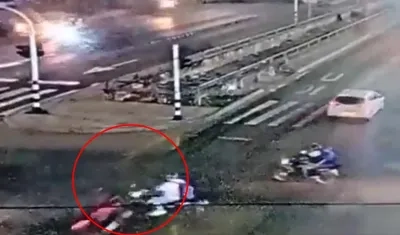 Accidente en la Murillo.