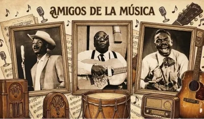 Imagen de los 'Amigos de la Música'.