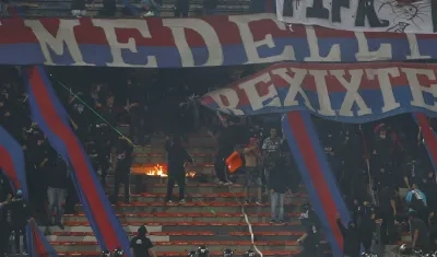 Imagen de los desmanes.