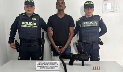 Jhon Bairon Sandoval, el capturado.