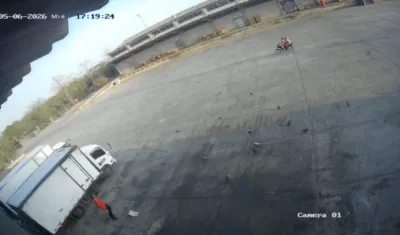 Momentos del accidente.