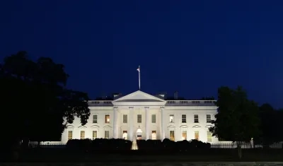 Aspecto de la Casa Blanca. 