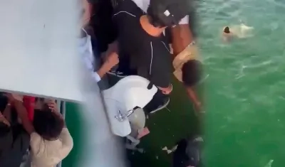 Imágenes del momento previo a la muerte de Alexander Avendaño. 