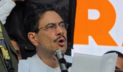 El candidato presidencial Iván Cepeda.
