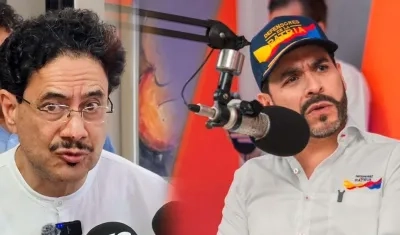 Iván Cepeda y Abelardo De La Espriella.