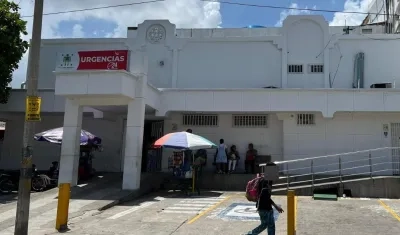 Clínica San Ignacio de Barranquilla, a donde fue llevadas las víctimas. 