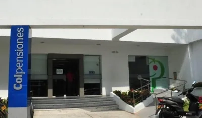 Una sede de Colpensiones en Barranquilla. 