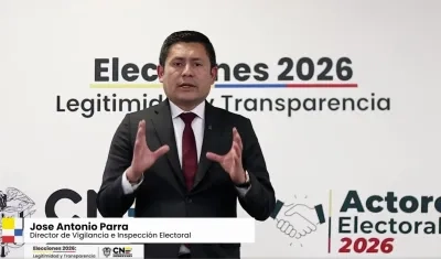 José Antonio Parra, Director de Vigilancia e Inspección Electoral del CNE. 