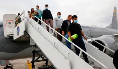 Colombianos deportados desde EE. UU.