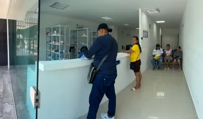 Uno de los puntos de entrega.