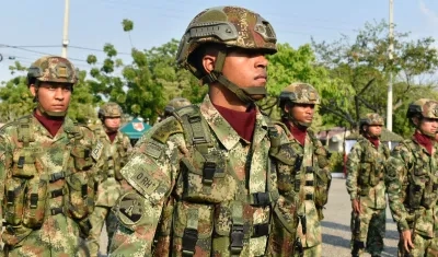 Uniformados del Ejército. Imagen de referencia.