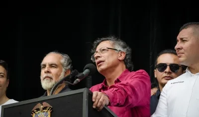 El Presidente Gustavo Petro.