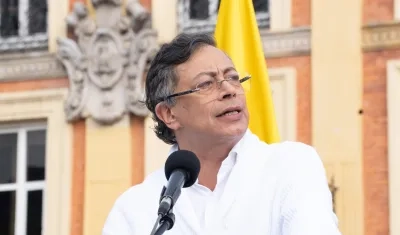 El Presidente Gustavo Petro.
