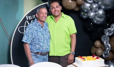El exalcalde de Tame, Alfredo Guzmán, y su hijo, Iván Guzmán, quien fue secuestrado por el ELN.