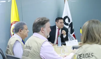 El magistrado Cristian Quiroz, presidente del CNE.