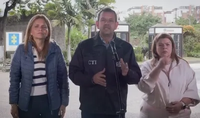 Funcionarios del CTI de la Fiscalía. 