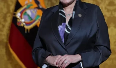 Gabriela Sommerfeld, canciller ecuatoriana.