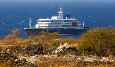 El crucero donde detectaron el hantavirus.